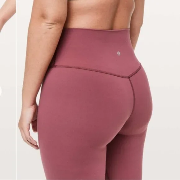 Lululemon Align Crop 21" Misty Merlot - Picture 12 of 14